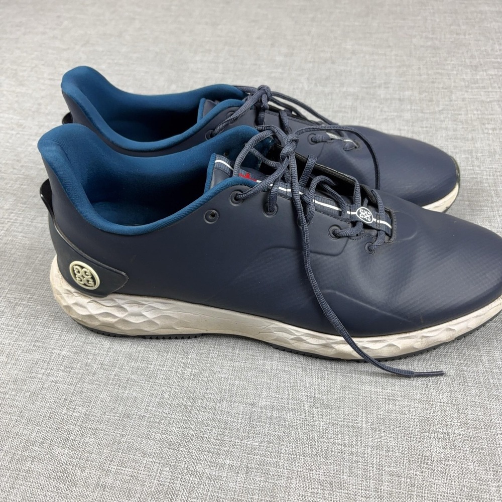 G/FORE Gallivanter Golf Shoes Mens 14 Navy Blue Waterproof Spikeless GMF20EF26 - Picture 7 of 11